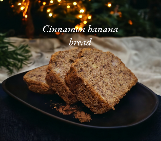 Cinnamon banana bread (vegan)