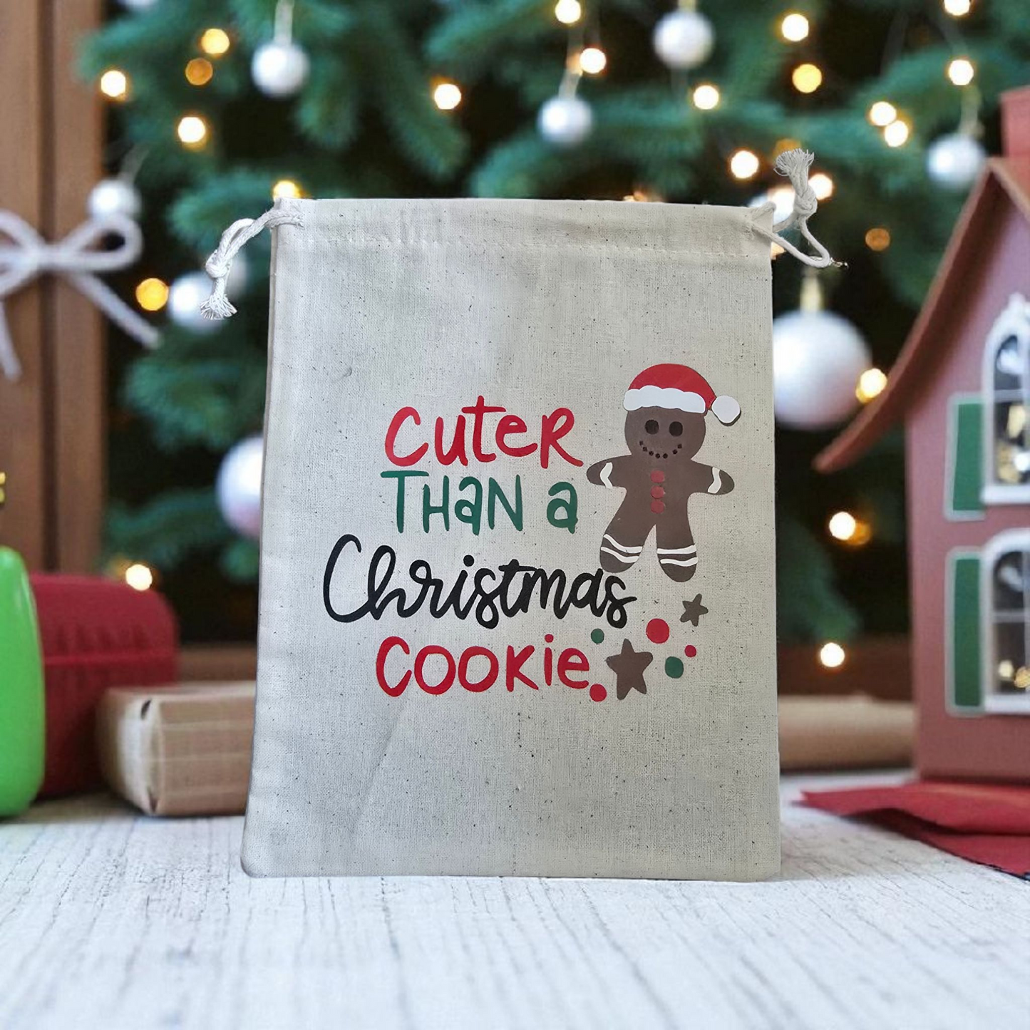 Kerstzakjes met koekjes