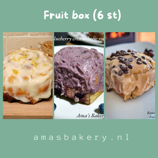 Fruit box (6 rolls/3 smaken)