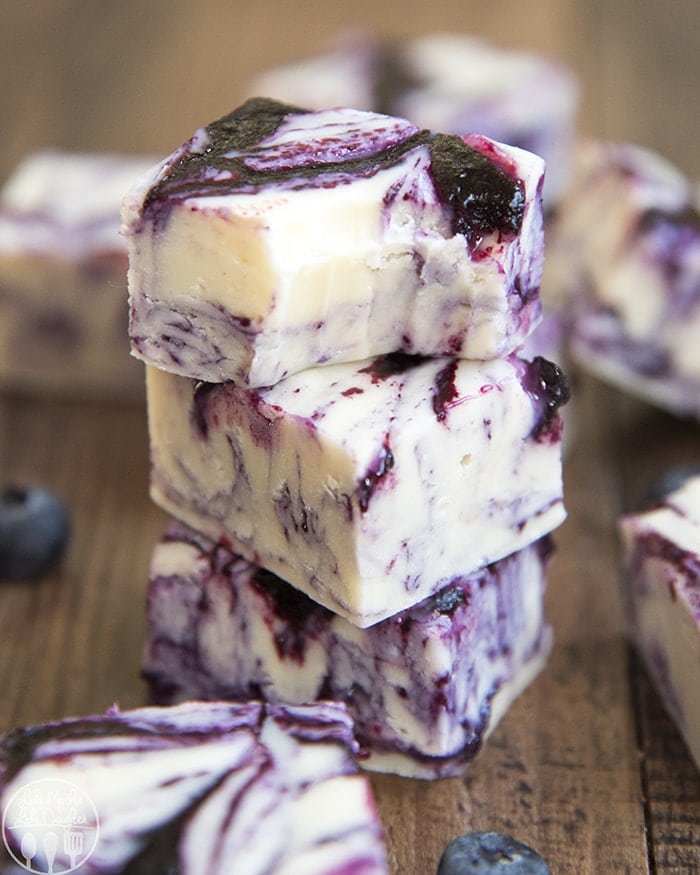 Blueberry fudge
