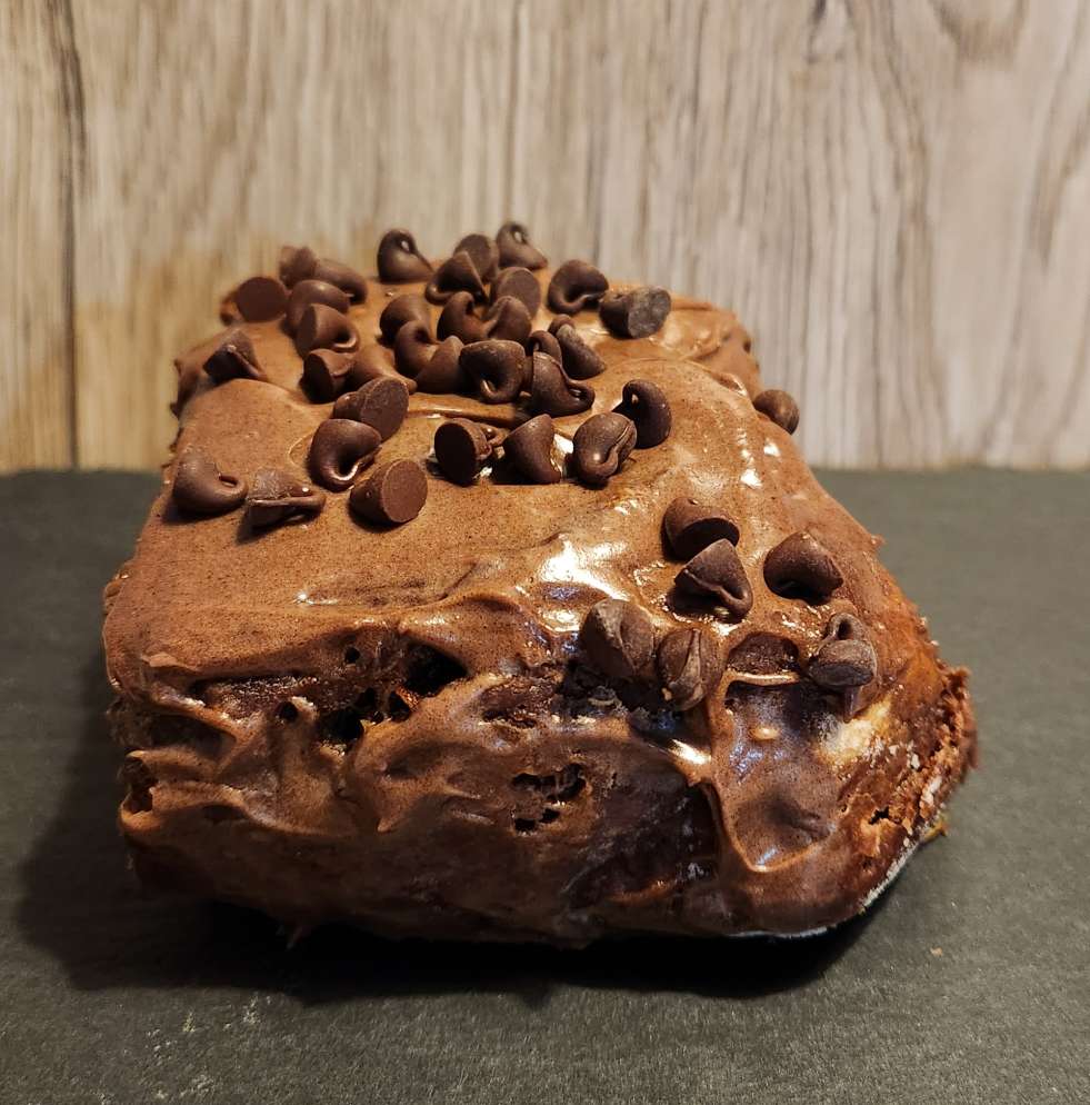 Triple chocolate rolls